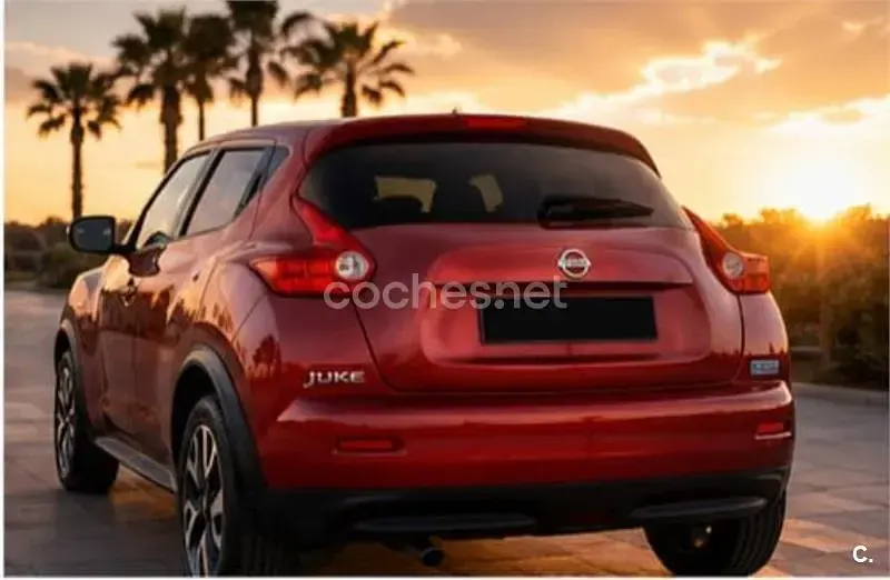 Usado Nissan Juke Acenta 110 CV (80 kW) 2013 Rojo SUV
