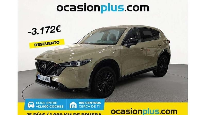 Gris Usado 2023 Mazda CX-5 Homura-Line SUV | 28.410 € (Precio justo) - Imagen 1/4