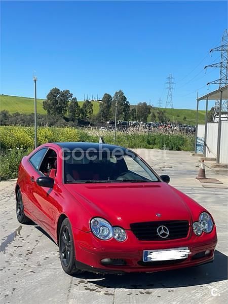 Rojo Usado 2003 Mercedes C180 Berlina | 7000 € - Imagen 1/2