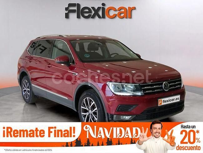 Rojo Usado 2021 VW Tiguan Allspace Advance SUV | 30.490 € (Un poco caro) - Imagen 1/4