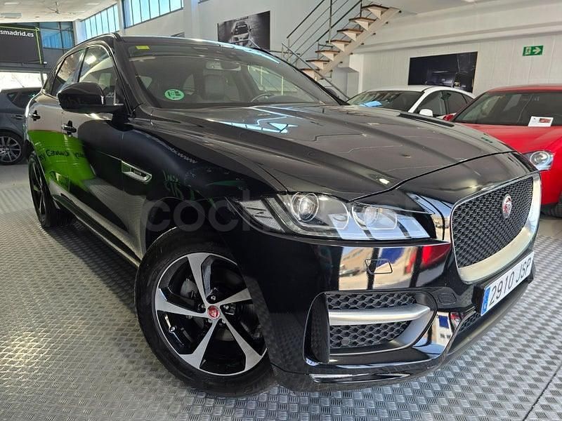 Usado Jaguar F-Pace R-Sport 180 CV (132 kW) 2016 Negro SUV