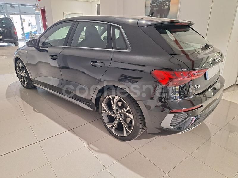 Usado Audi A3 S-Line 150 CV (110 kW) 2022 Negro Berlina