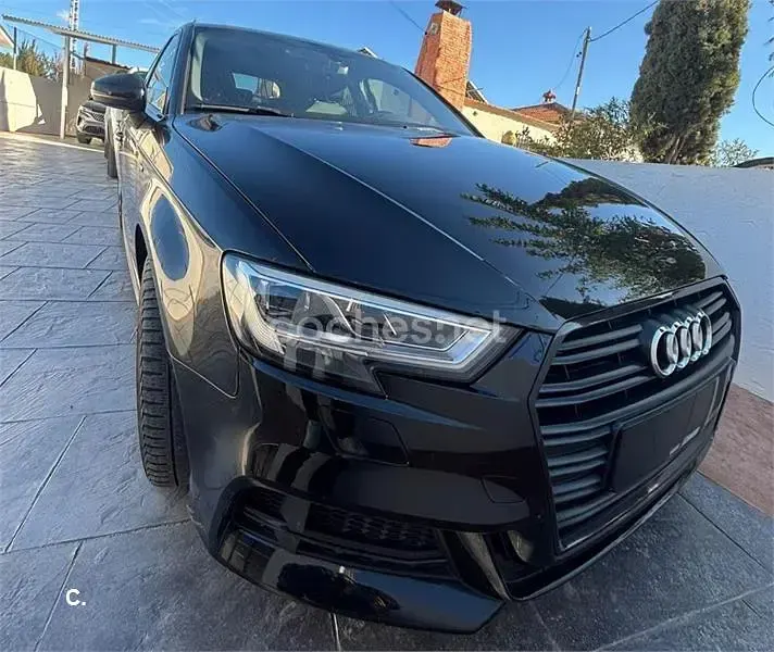 Usado Audi A3 150 CV (110 kW) 2020 Negro Berlina