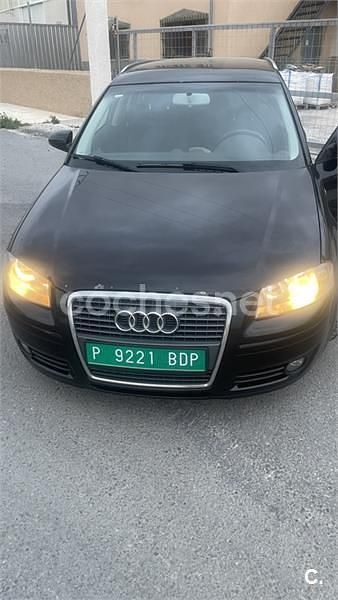 Usado Audi A3 Ambiente 170 CV (125 kW) 2007 Negro Utilitario