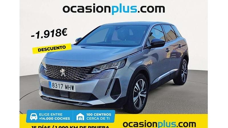 Gris Usado 2023 Peugeot 3008 Allure Monovolumen | 17.719 € (Buen precio) - Imagen 1/4