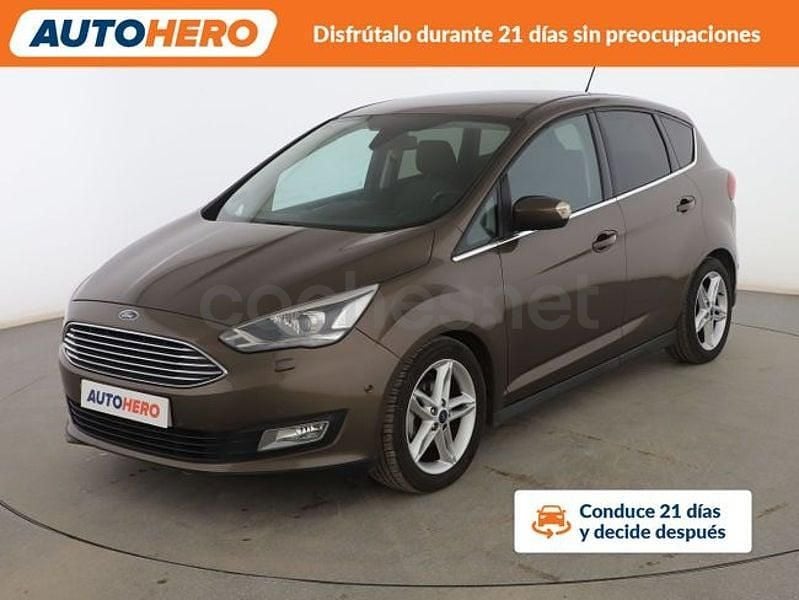 Marrón Usado 2017 Ford C-MAX Titanium Monovolumen | 11.899 € (Precio justo) - Imagen 1/3