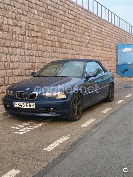 Azul Usado 2001 BMW 325 Cabriolet Descapotable | 5500 € (Precio justo) - Imagen 1/4