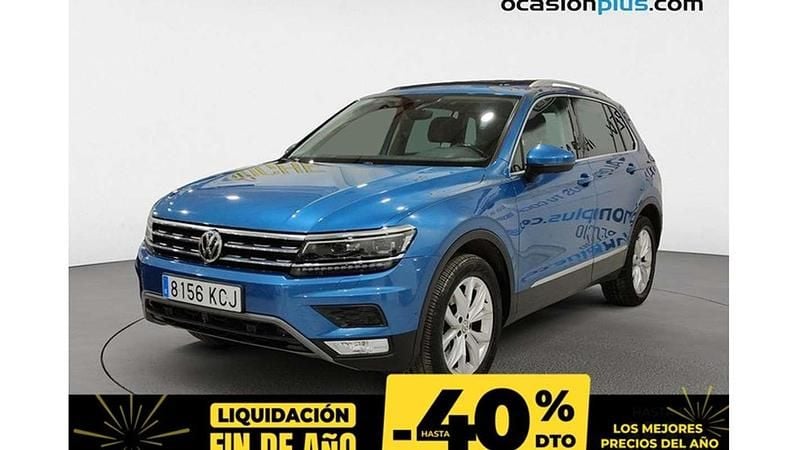 Azul Usado 2017 VW Tiguan Sportline SUV | 20.200 € (Super precio) - Imagen 1/4