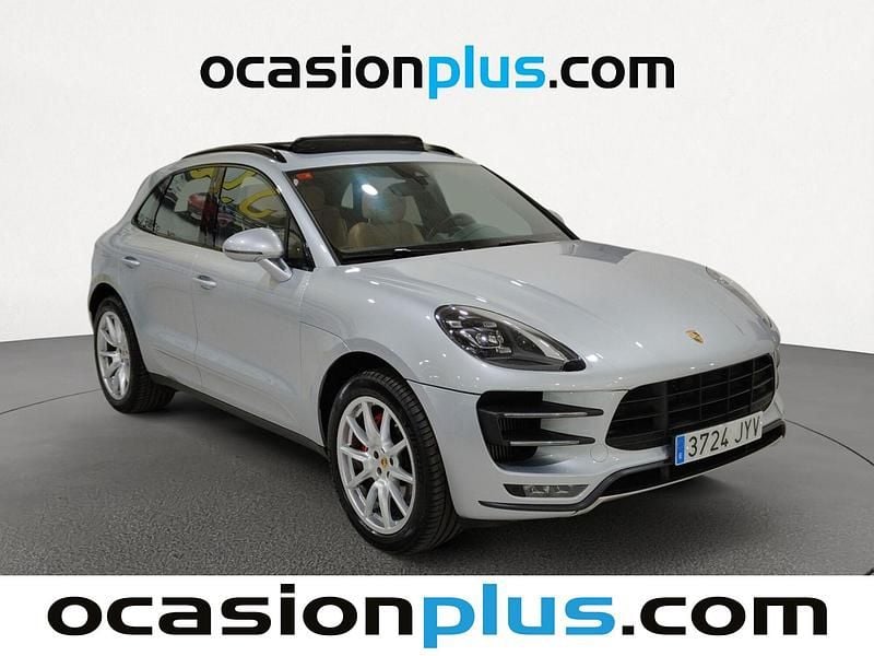 Usado Porsche Macan Turbo 400 CV (294 kW) 2017 Gris plata SUV