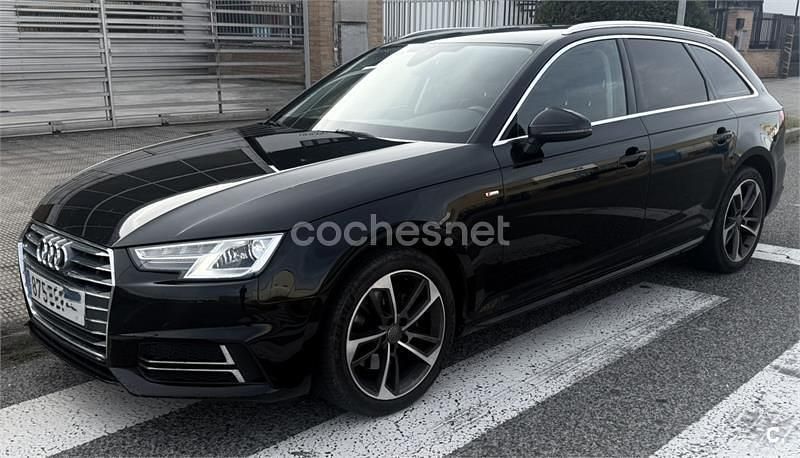 Usado Audi A4 S-Line 150 CV (110 kW) 2017 Negro Familiar