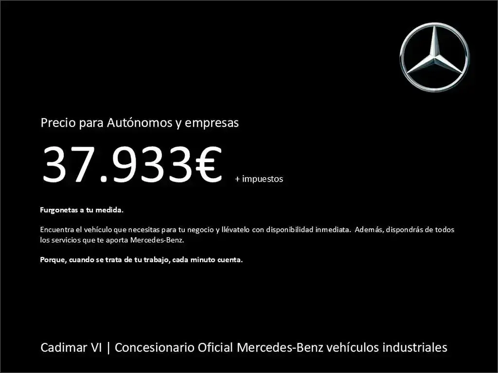 Usado Mercedes e-Vito 85 kW (116 CV) 2025 Blanco Van