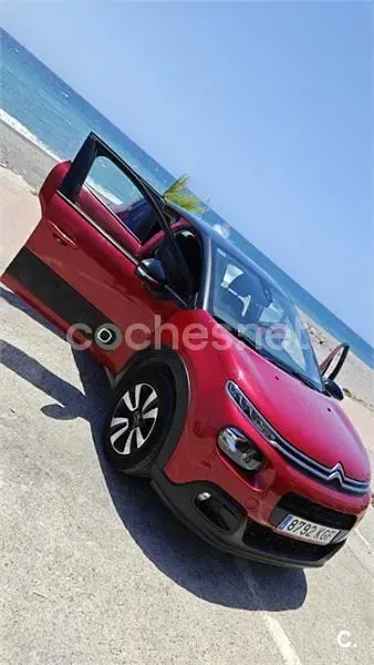 Usado Citroën C3 Feel 82 CV (60 kW) 2017 Rojo Berlina