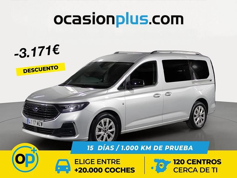 Gris Usado 2025 Ford Tourneo Connect Titanium Monovolumen | 34.450 € (Caro) - Imagen 1/4