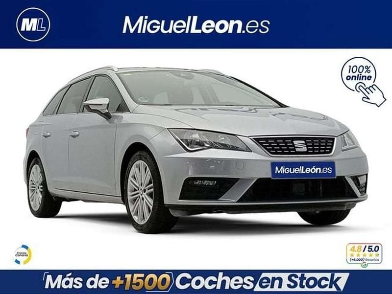 Usado Seat Leon ST XCELLENCE 131 CV (96 kW) 2020 Gris Familiar