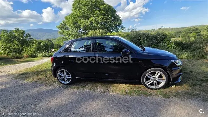 Usado Audi A1 Sportback 95 CV (69 kW) 2017 Negro Utilitario