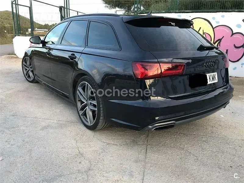 Usado Audi A6 S-Line 190 CV (139 kW) 2018 Negro Familiar