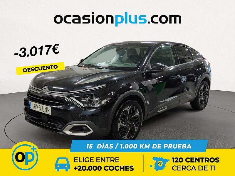 Negro Usado 2021 Citroën C4 PureTech Berlina | 14.490 € (Precio justo) - Imagen 1/4