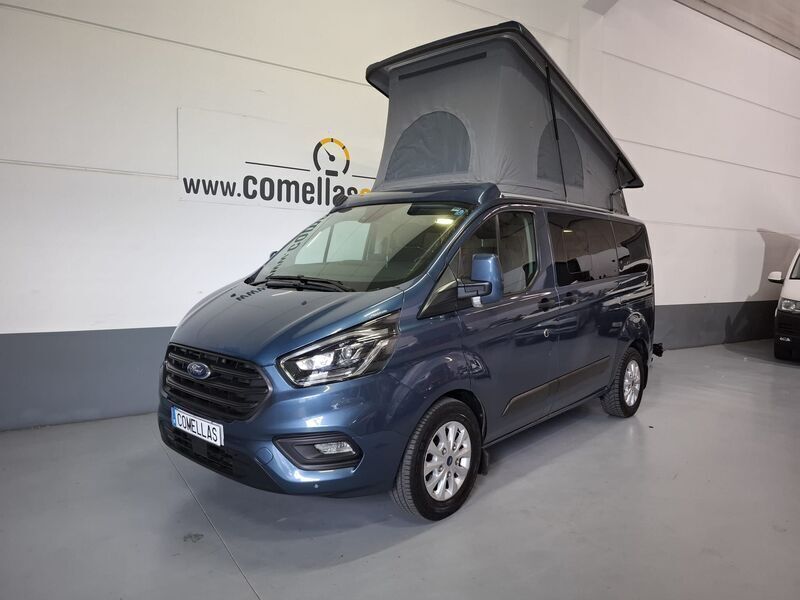 Azul Usado 2020 Ford Transit Custom Trend Familiar | 44.990 € - Imagen 1/4