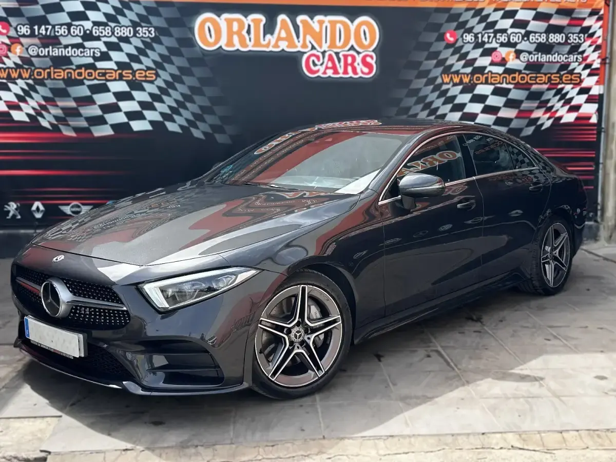 Usado Mercedes CLS300 AMG 246 CV (180 kW) 2020 Gris oscuro Coupe