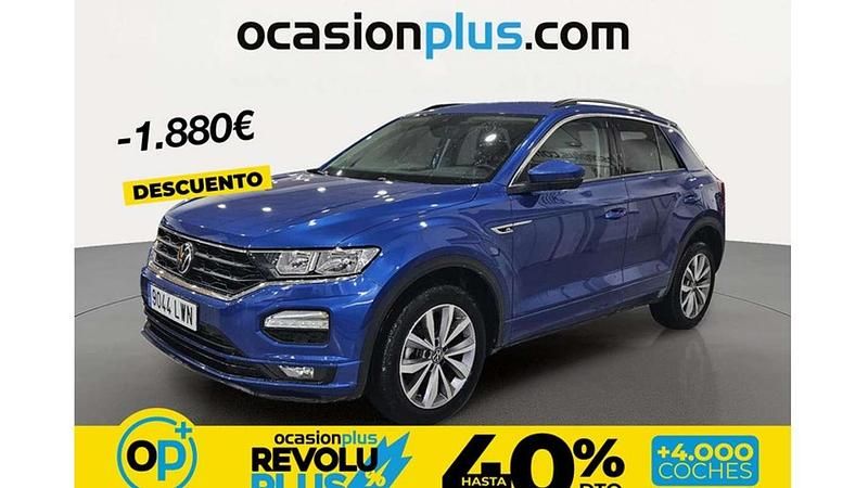 Usado VW T-Roc Advance 110 CV (80 kW) 2022 Azul SUV