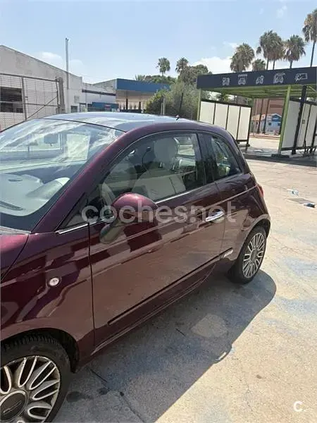Usado Fiat 500 Lounge 69 CV (50 kW) 2016 Granate Berlina