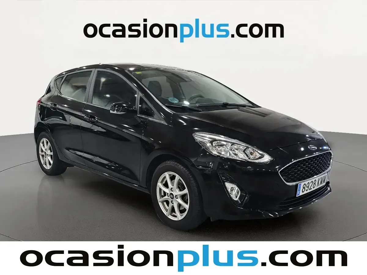 Usado Ford Fiesta Trend+ 85 CV (62 kW) 2018 Negro Utilitario