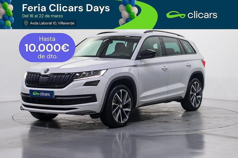 Usado Skoda Kodiaq SportLine 191 CV (140 kW) 2020 Blanco SUV
