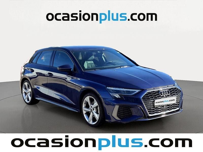 Usado Audi A3 Sportback S-Line 150 CV (110 kW) 2023 Azul Utilitario
