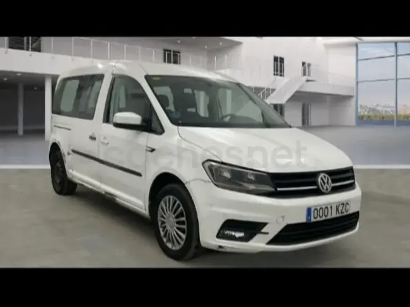 Usado VW Caddy 102 CV (75 kW) 2020 Blanco Monovolumen