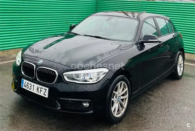 Usado BMW 116 116 CV (85 kW) 2017 Negro Utilitario