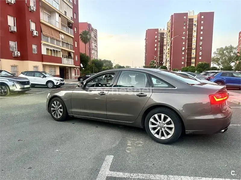 Usado Audi A6 Advanced 177 CV (130 kW) 2014 Verde Berlina