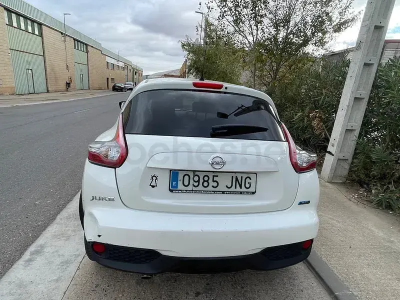 Usado Nissan Juke Acenta 110 CV (80 kW) 2015 Blanco SUV