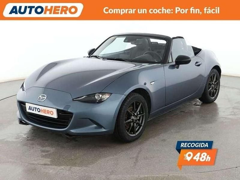 Usado Mazda MX5 Luxury 131 CV (96 kW) 2015 Azul Descapotable