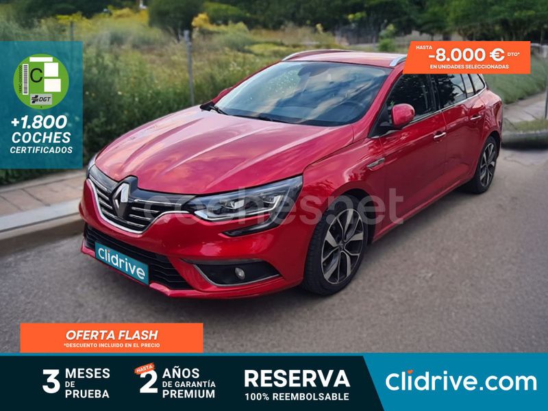 Rojo Usado 2016 Renault Mégane GrandTour Bose Edition Familiar | 9790 € (Precio justo) - Imagen 1/3