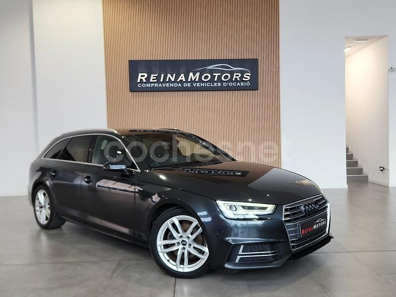 Usado Audi A4 S-Line 150 CV (110 kW) 2017 Gris / plata Familiar
