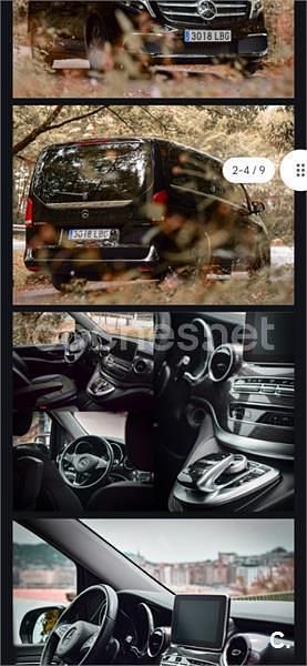 Usado Mercedes V250 Avantgarde 204 CV (150 kW) 2019 Negro Monovolumen