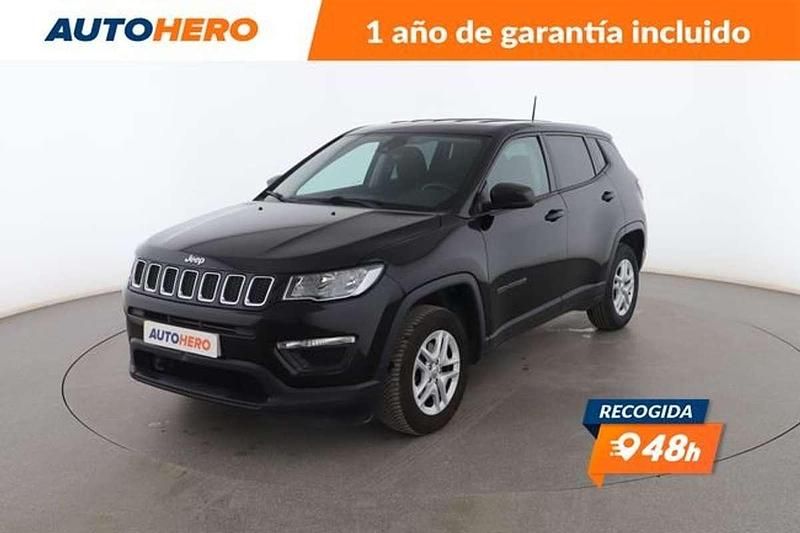 Negro Usado 2018 Jeep Compass Sport SUV | 15.099 € (Buen precio) - Imagen 1/3