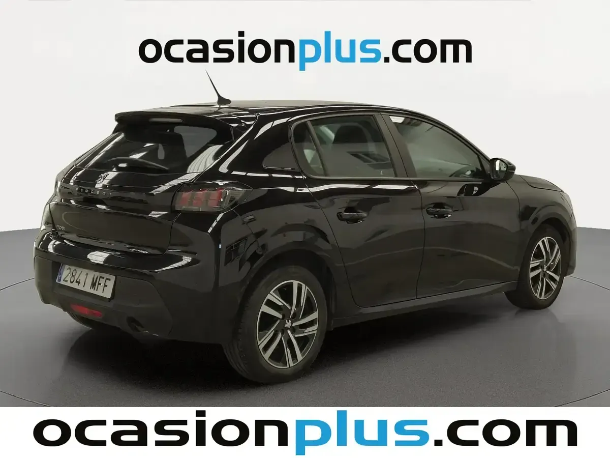 Usado Peugeot 208 Active 75 CV (55 kW) 2023 Negro Utilitario