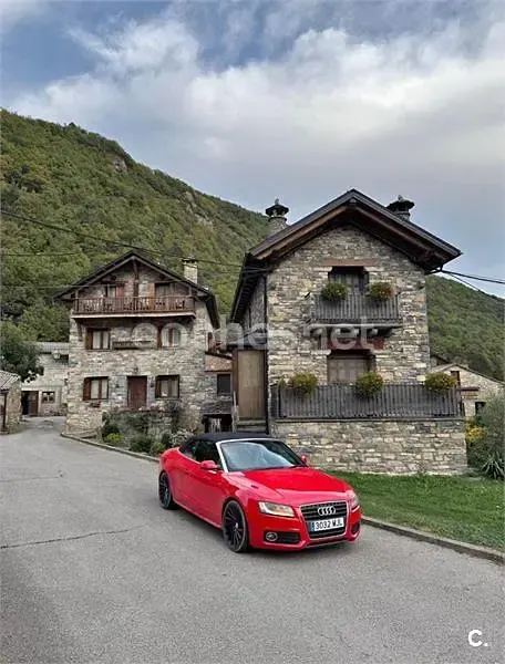 Usado Audi A5 Cabriolet S-Line 170 CV (125 kW) 2011 Rojo Descapotable