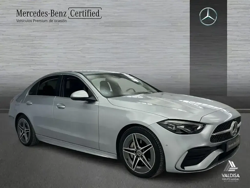 Usado Mercedes C200 AMG line 204 CV (150 kW) 2021 Gris Berlina