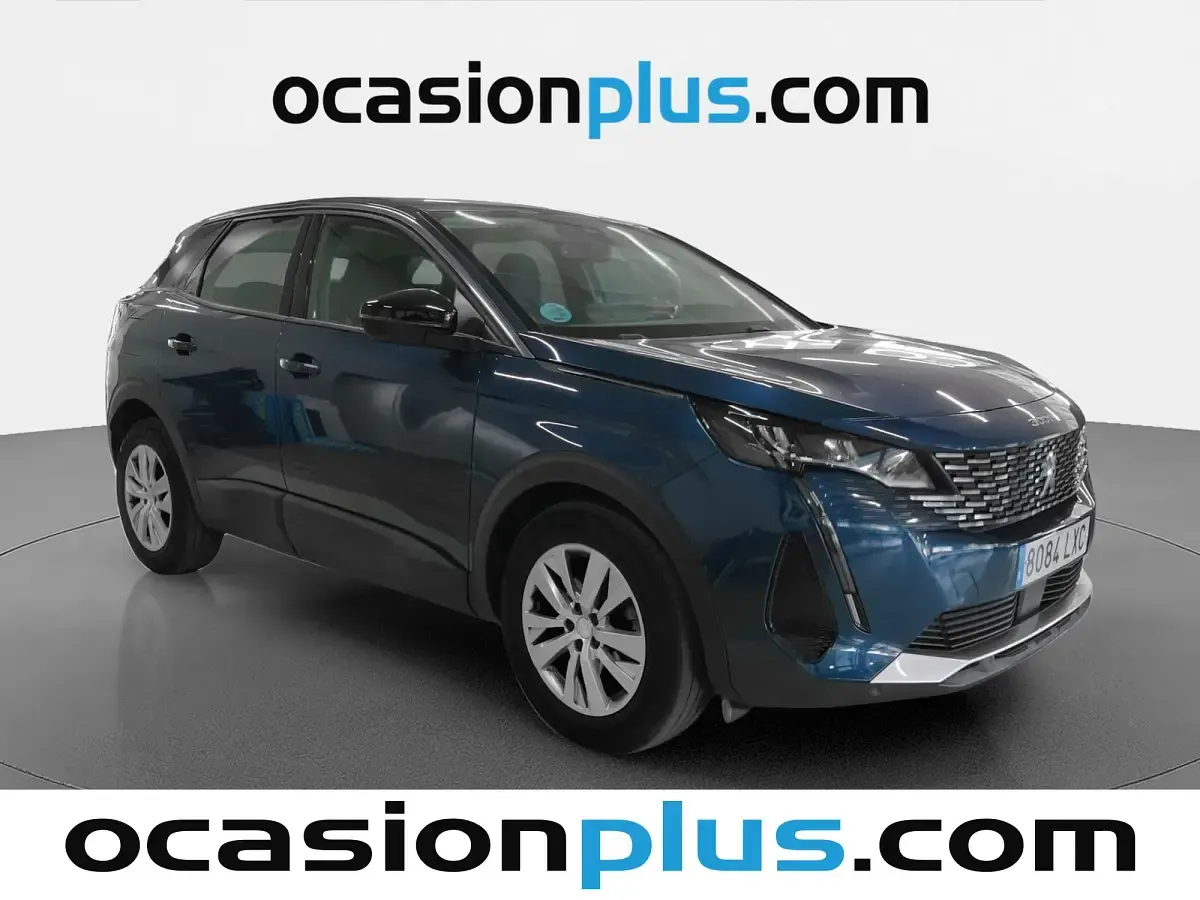 Usado Peugeot 3008 Active 131 CV (96 kW) 2022 Azul SUV