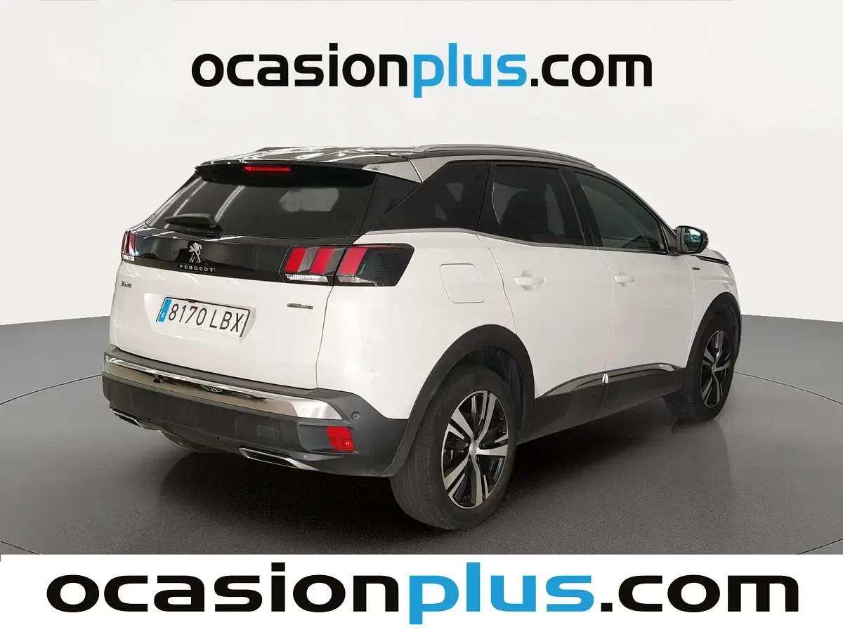 Usado Peugeot 3008 GT-line 131 CV (96 kW) 2019 Blanco SUV