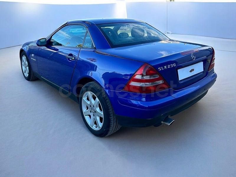 Usado Mercedes SLK230 193 CV (141 kW) 1999 Azul Descapotable