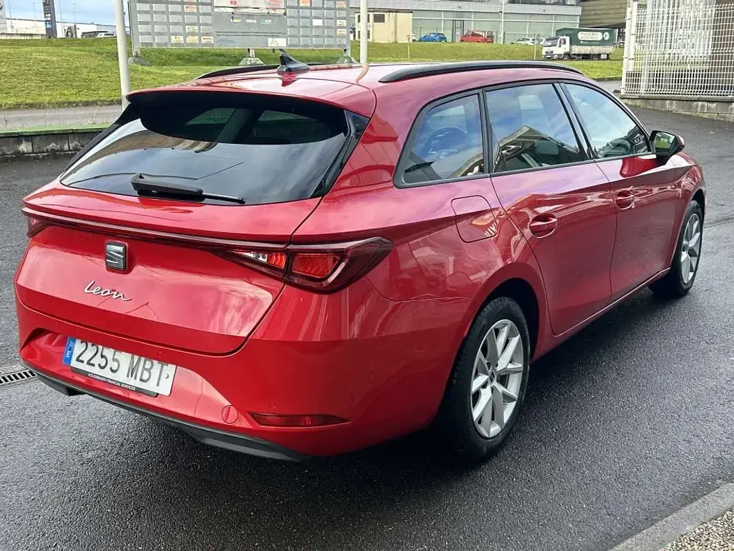 Brugt Seat Leon ST Style 116 HK (85 kW) 2022 Rød Stationcar