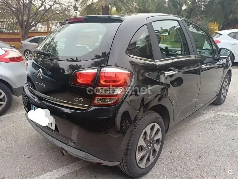 Usado Citroën C3 Feel 110 CV (80 kW) 2016 Negro Berlina