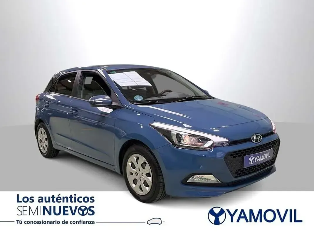 Usado Hyundai i20 84 CV (61 kW) 2018 Azul Utilitario