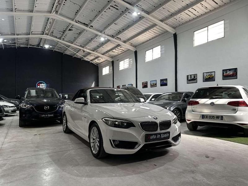 Blanco Usado 2015 BMW 220 Luxury Line Descapotable | 23.000 € (Un poco caro) - Imagen 1/4