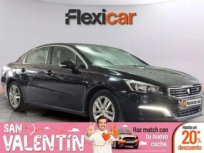 Negro Usado 2016 Peugeot 508 Active Berlina | 11.590 € (Precio justo) - Imagen 1/4