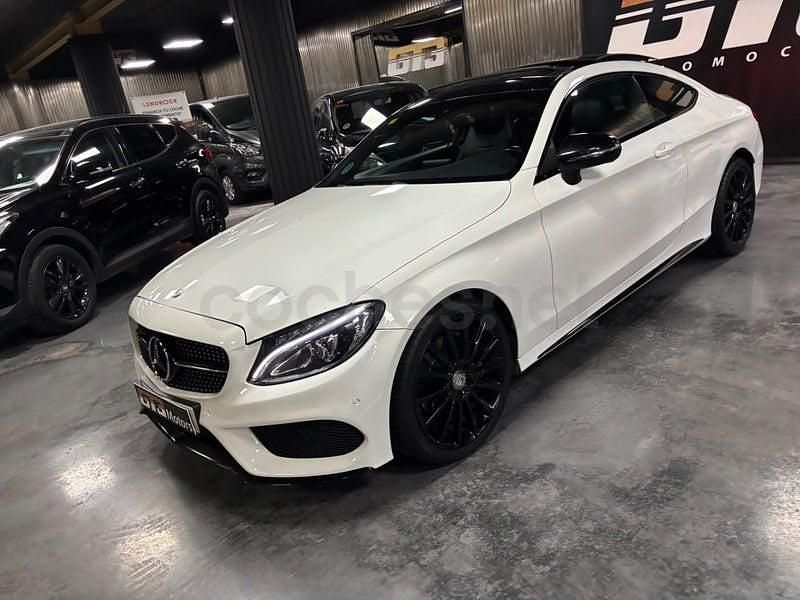 Używany Mercedes C220 170 KM (125 kW) 2017 Biały Coupe
