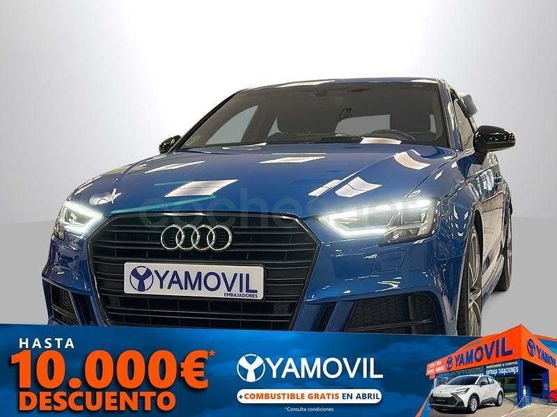 Usado Audi A3 S-Line 150 CV (110 kW) 2018 Azul Berlina